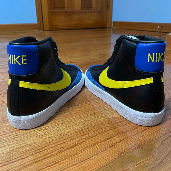 NIKE BLAZER MID '77 VINTAGE SHOES PEACE LOVE & BASKETBALL MENS SZ 9.5 DC1414 001 - Picture 5 of 12